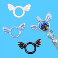 비즈톡 [BG-3-05]볼꾸파츠 오로라날개프레임 48x27mm 볼꾸프레임 헨꾸 거꾸 키링용 (1개)