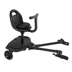 버기보드 뒷좌석 연결 연장 보조의자 둘째 범용 트레일러, B. 클래식 블랙