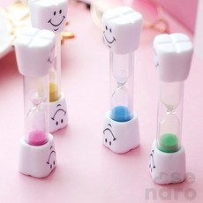 새나로 3분 미니 모래시계 양치모래시계