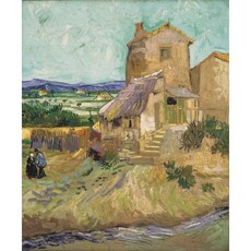 La maison de La Crau (The Old Mill) 편집아트포스터 감성선물 고흐, 그림만(매트지), A5
