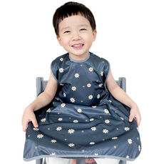 一體式基本防水餐椅背心圍兜, 雛菊, 1個