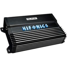 Hifonics 하이포닉스 알파 A12001D 앰프 – 1000 와트 슈퍼 클래스 D 모노 오토 온 니켈 도금 리모컨 알루미늄 방열판 실버블루, A1000.2D