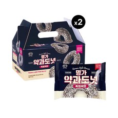 명가 약과도넛 흑임자맛 60g x 20개 선물용 식사대용 옛날도너츠