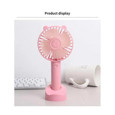 브리즈메이트 프로 포켓 팬 사무실여행용 무소음 냉각 시간 런타임고속, 1. Pink, 1개
