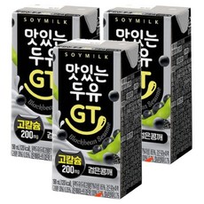 남양유업 맛있는두유 GT 검은콩깨 190mlx48팩, 48개, 190ml