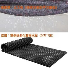 桃園熱賣 排水板 屋頂排水板 濾水板 雙面阻根板 控根器 圍樹板 塑膠排水板 移苗育苗容器, 【寬30cm】1米長+土工布1米要幾米拍
