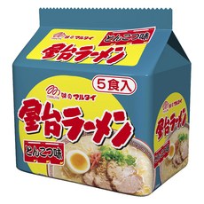 MARUTAI 丸太 屋台拉麵 豚骨風味, 5包