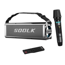(麥克風k歌)聲萊客SODLK T200 PLUS 120W 藍芽音箱超大功率附遙控器無線麥克風, 音箱有麥克風模組+遙控器+一支麥克風