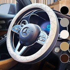 퀼팅 투톤 핸들커버 렉서스 LC500 LC500h CT200h, 4호 블랙