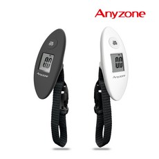 휴대용 여행용 캐리어 손저울 수화물 저울 무게측정, 1개, 애니존 손저울 ANY-T28 화이트