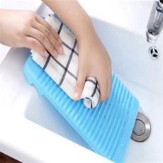 파랑파랑몰 애벌세탁 미니빨래판 실리콘빨래판, 1개