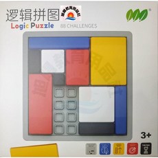 旭陽教育用品社 邏輯拼圖教具, 1個
