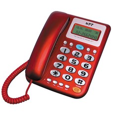 H.T.T 來電顯示有線電話, 紅色, HTT-F505