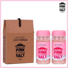 히말라야 핑크 솔트 명절 답례품세트 1호 핑크굵은소금 400gX2개 보틀 결혼식 돌잔치 고희 팔순 조의 답례품 핑크솔트 보틀용기 장례식 조문 교회 김장, 단품, 2개, 400g