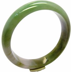 小樂 翡翠手鐲 冰膠春帶彩玉鐲 (手圍號18.3 內徑57.5mm V867), 1個