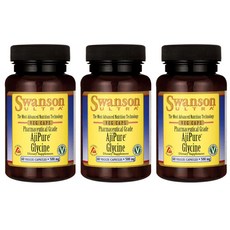 SWANSON 斯旺森 Ultra AjiPure甘胺酸素食膠囊 500mg, 60顆, 3個