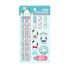 산리오 포차코 피규어 연필+보호캡세트, 1개