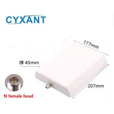 2 4G 모노폴 고이득 14dBi 야외 / 5 8G 평면 패널 안테나 무선 네트워크 신호 변속기, 한개옵션1, 02 2.4-5.8-Nfemalehead