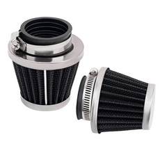 스즈키 PZ24 PZ30 카뷰레터 모프드 로케타 타오토를 위한 42mm 범용 모터사이클 에어 필터 교체용 GY6 125CC 150CC 200CC 250C, black
