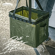 WHATNOT ONE TOUCH BUCKET 摺疊收納提籃, 1個