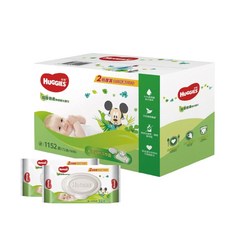 好奇超厚倍柔嬰兒濕巾純淨無香(72抽X16包)濕紙巾, 1個, 超厚倍柔嬰兒濕巾(72抽X16包)