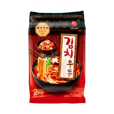 [한일식품] 본고장 제면명가 김치우동 2인 440g, 1개