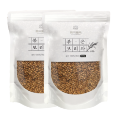 빼곡빼곡 구수한 국산 볶은 보리차 알보리차 볶은보리차1kg 국산볶은보리차 아기보리차 볶은보리 볶은보리차, 2개, 1개입, 500g