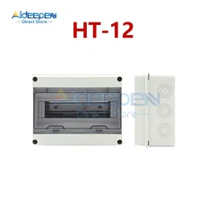 차량 퓨즈 2/3/5/8/12 방법 야외 전기 분배 상자 회로 차단기 MCB ABS 플라스틱 정션 와이어 박스 IP65, 02 HT12 Ways