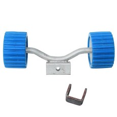 고무보트 바퀴 앞딩기 딩기돌이 페달 트레일러 운반, B. 샤프트+롤러2개+U자형카드