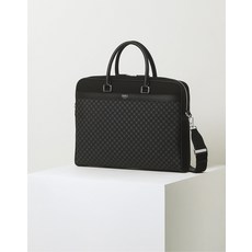 백화점 닥스 DAKS ACC 정품 블랙 DD 패턴 나일론 서류가방[15인치 노트북 수납가능] DBBA5E591 선물용