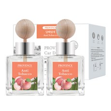 더허브샵 프로방스 차량용 디퓨저 50ml, 담배냄새제거, 2개