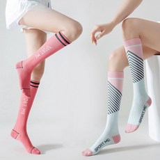 여성용 스포츠 고탄력 니삭스 운동필수품 신축성좋은 운동효과