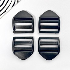 헤세드 (국산) 플라스틱 블랙 레더락 가방부자재 (40p), 40개, 블랙 38mm