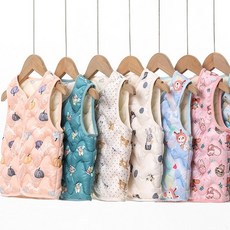 現貨秋冬兒童加絨保暖背心 馬甲 男女小童卡通鋪棉背心 坎肩