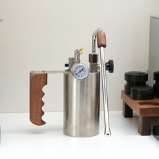 戶外露營蒸汽奶泡機咖啡拉花打發奶泡機器不銹鋼直火家用商用小型, 蒸汽奶泡機