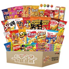 으쓱몰 종합과자 1호, 1세트, 40종