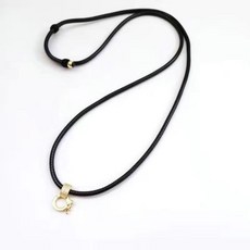 台灣熱銷 雙掛佛牌鏈 多掛定製蠟皮繩 高檔佛牌鏈 三掛四掛無掛側掛六掛八掛九掛, 1個, 單掛 金