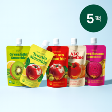 띵커프레시 스무디 5종 종합, 5개, 200ml