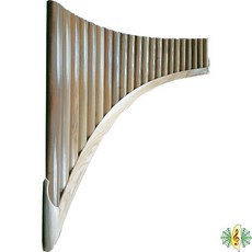 解兵 精製 22孔 22音 排笛 排簫 (贈 仿皮背袋), 1個