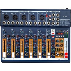 4채널 프로페셔널 믹서 오디오 99DSP Bluetooth U 디스크 48V 팬텀 전원 USB 녹화 DJ 초보자용 라이브 스트리밍A4-G에 적합, F7-PRO
