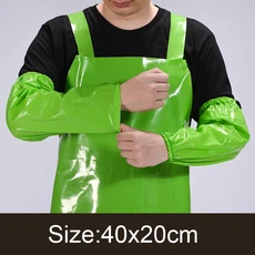 다용도 라텍스 방수 팔 슬리브 가정용 가사 커버 보호대 작업 청소, 03 Green 40x20cm