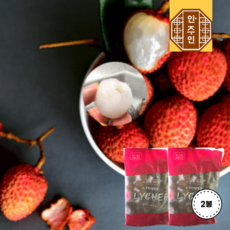 안주인몰 리치 냉동열대과일 1kg+1kg 100%과육, 2개