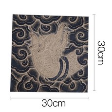 新中式禪意佛手壁飾 30cm 立體掛飾, 1個, 佛手蟬4實際尺寸25.5cm