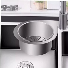 싱크대선반걸이 예쁜 백조형 스텐 싱크대 음식 거름망 물빠짐 바구니, 본상품