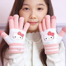 캐릭터 터치장갑 수면 완구 방한 장갑 스마트폰