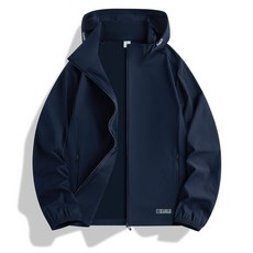 釣友俱樂部 夏季冰絲防曬衣 男款 超薄透氣連帽防曬外套 戶外釣魚專用, 男款-深海藍,L, 1個