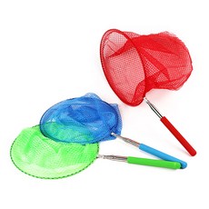 접이식 잠자리채 곤충잡기 채집망 접이식잠자리채 고기망 곤충채집도구, 그린