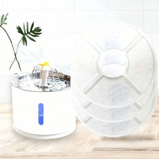 꽃펫 정수기 리필필터 1세트 고양이 식기 애완 용 물 그릇 필터 교체 용품 주머니, 본상품