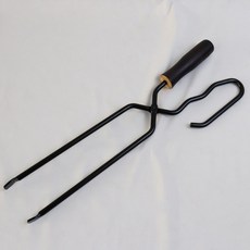 화로 장작 정리 바비큐 내열 카본 캠핑 숯불집게