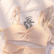 無鋼圈乳膠棉內衣 舒適聚攏胸罩